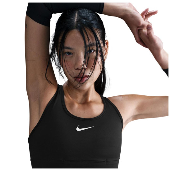 Nike Γυναικείο μπουστάκι Swoosh Pocket Longline Sports Bra